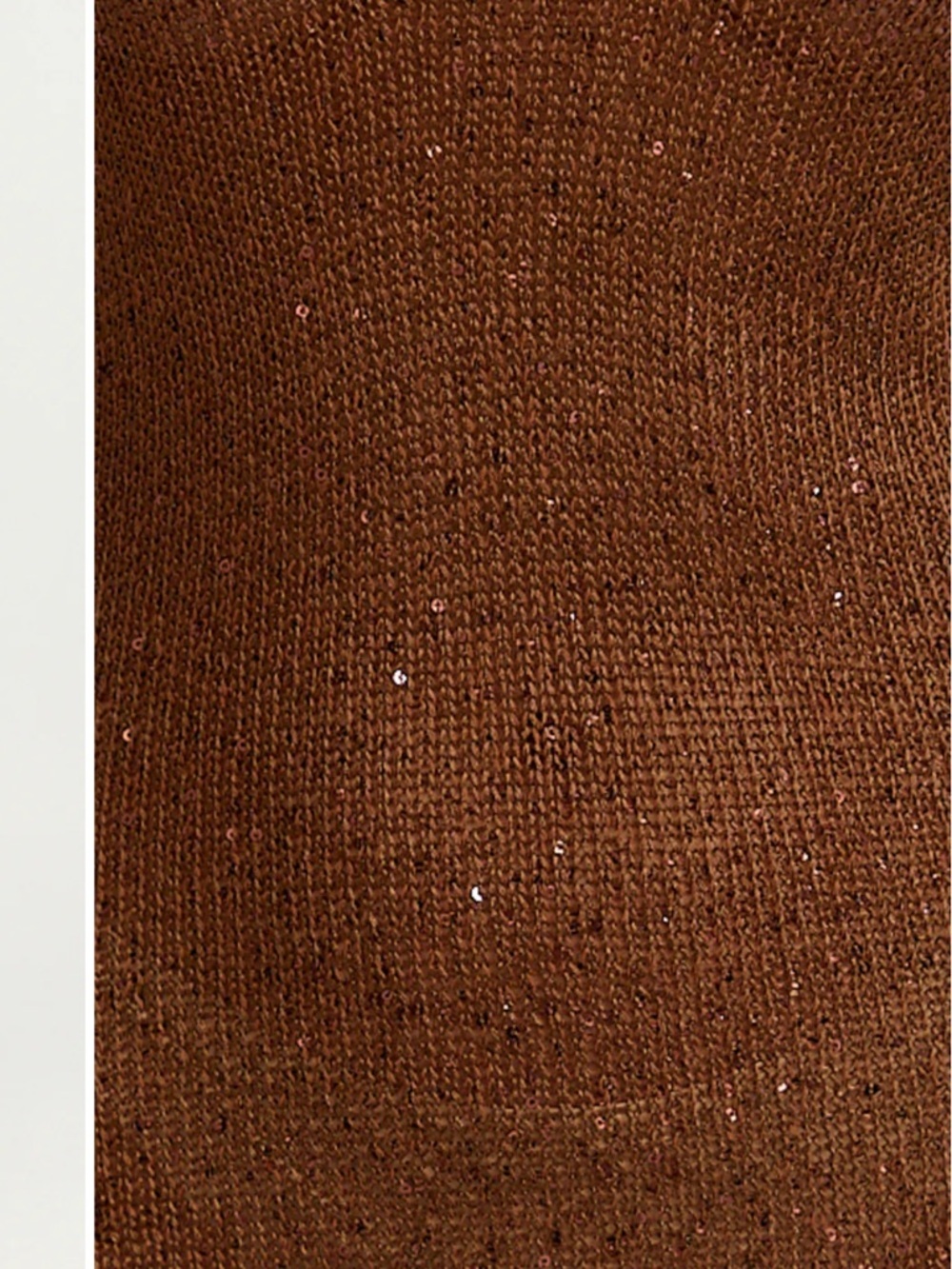 Showpo Jenna Maxi Dress Scoop Neck Sleeveless Sequin Knit Dress In Chocolate - Picture 6 of 12